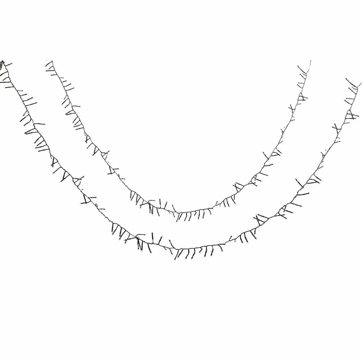 Strip of lights DKD Home Decor LED White Yellow PVC (5 x 1 x 200 cm) (2 pcs)